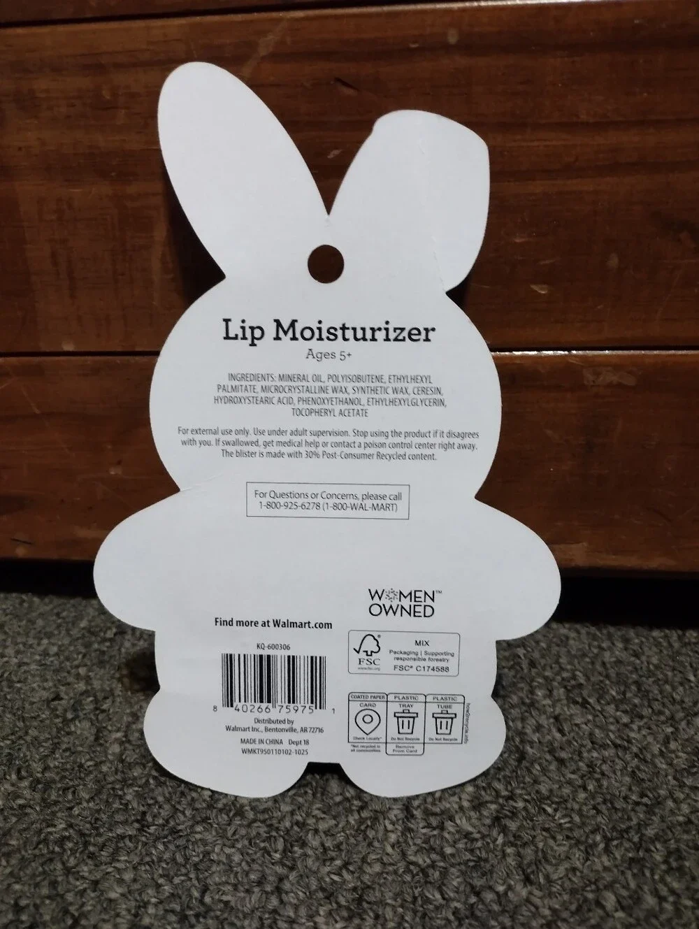 Hoppy Easter Pink Bunny Lip Balm - Unbranded